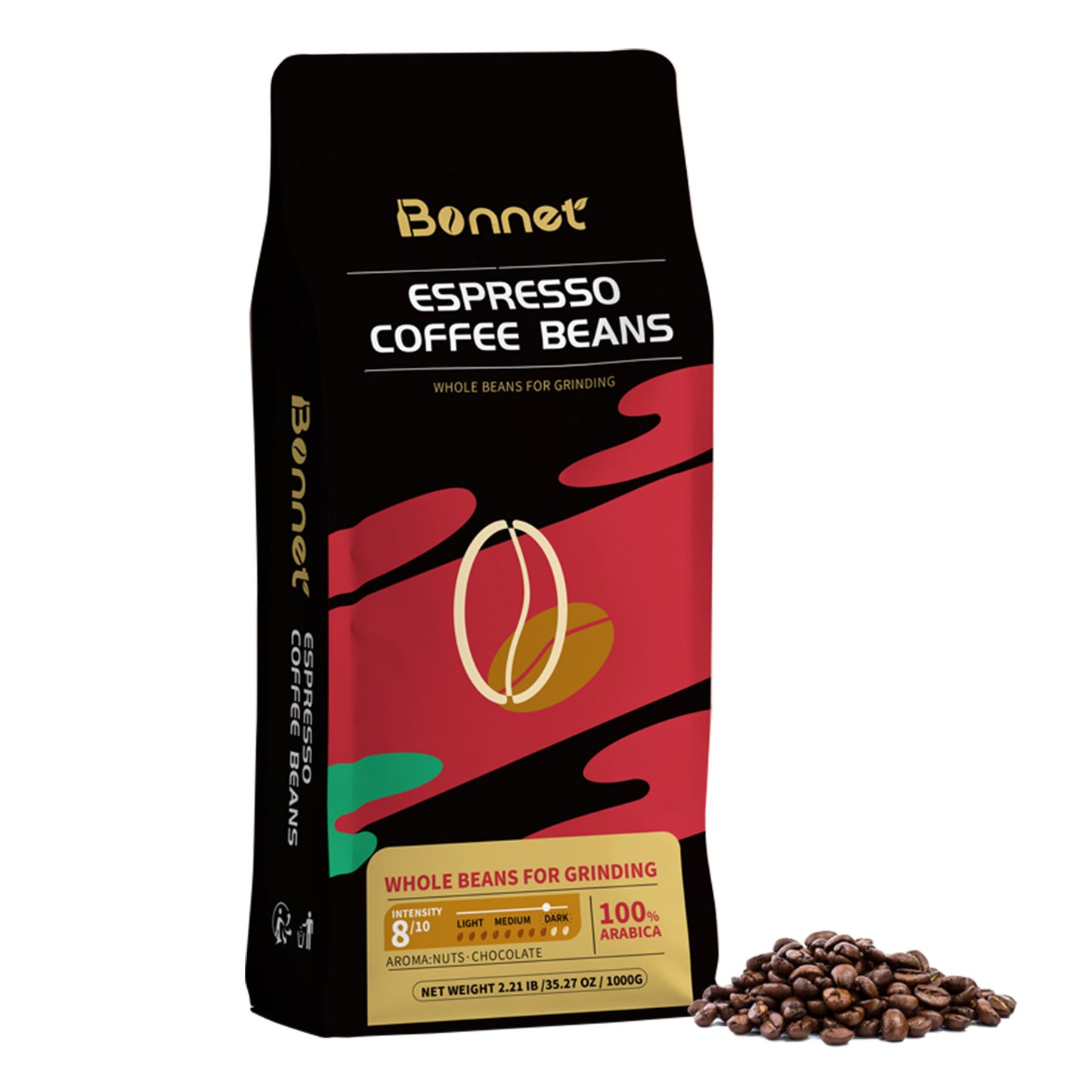 Bonnet espresso arabica coffee beans